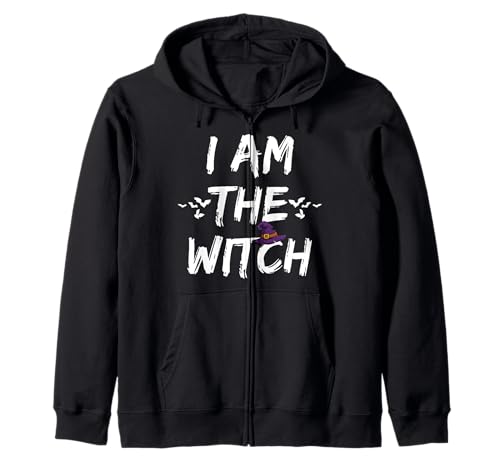 I am with The Witch T-Shirts, Scary Warlock Halloween Women Kapuzenjacke I am with The Witch T-Shirts, Scary Warlock Halloween Women Kapuzenjacke von Halloween Tshirts & Gifts