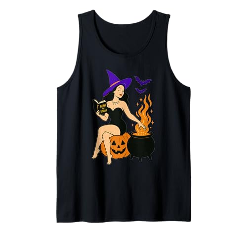Hexe Kürbis Halloween Zaubersprüche Gruselige Jahreszeit Frauen Tank Top Hexe Kürbis Halloween Zaubersprüche Gruselige Jahreszeit Frauen Tank Top von Halloween WItch Pumpkin Spooky Season Women