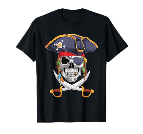 Piraten Halloween kleine Jungen Mädchen Kinder Teenager T-Shirt Piraten Halloween kleine Jungen Mädchen Kinder Teenager T-Shirt von Halloween Wear For Kids