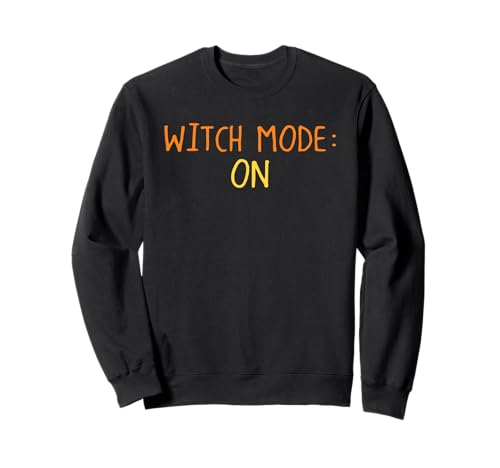 Hexenmodus auf Halloween Lustige Hexe Gruselige Jahreszeit Frauen Sweatshirt Hexenmodus auf Halloween Lustige Hexe Gruselige Jahreszeit Frauen Sweatshirt von Halloween Witch Spooky Season Women Girls