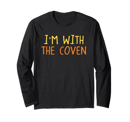 I'm with The Coven Halloween, lustige Hexe, Gruselige Jahreszeit, Damen Langarmshirt I'm with The Coven Halloween, lustige Hexe, Gruselige Jahreszeit, Damen Langarmshirt von Halloween Witch Spooky Season Women Girls
