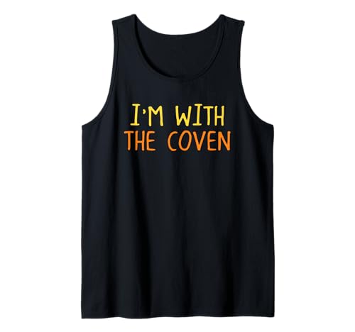I'm with The Coven Halloween, lustige Hexe, Gruselige Jahreszeit, Damen Tank Top von Halloween Witch Spooky Season Women Girls