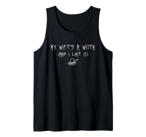 Die Hexe meiner Frau und ich mögen es Halloween Lustiger Ehemann Männer Tank Top Die Hexe meiner Frau und ich mögen es Halloween Lustiger Ehemann Männer Tank Top von Halloween Witch Wife Spooky Funny Husband Men