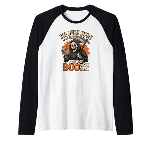 Boo-Halloween Booze, Männer Kostüm Whiskey Halloween Raglan Boo-Halloween Booze, Männer Kostüm Whiskey Halloween Raglan von Halloween Witches Gothic Clothing Accessories Gift