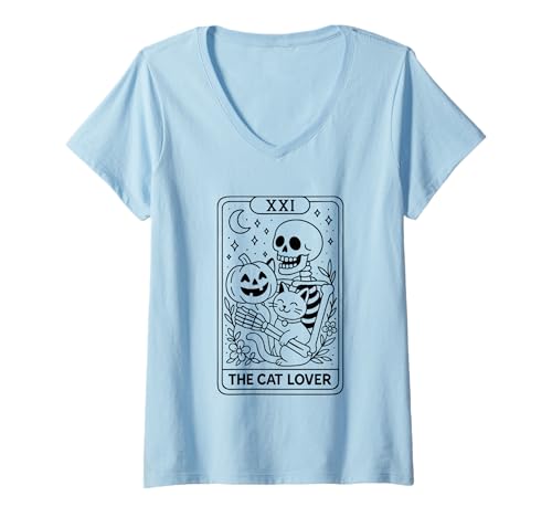 Damen Es ist nur EIN Haufen Hokus-Pocus-Halloween T-Shirt mit V-Ausschnitt Damen Es ist nur EIN Haufen Hokus-Pocus-Halloween T-Shirt mit V-Ausschnitt von Halloween Witchy Broom Moon Cat Magic