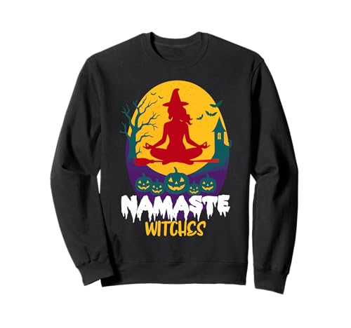 Namaste Hexen, Halloween-Yoga-Liebhaber, Meditation, Hexen, Frauen Sweatshirt Namaste Hexen, Halloween-Yoga-Liebhaber, Meditation, Hexen, Frauen Sweatshirt von Halloween Yoga Lover Zen Spooky Witch Women Girls
