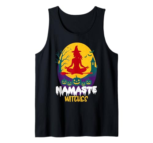 Namaste Hexen, Halloween-Yoga-Liebhaber, Meditation, Hexen, Frauen Tank Top Namaste Hexen, Halloween-Yoga-Liebhaber, Meditation, Hexen, Frauen Tank Top von Halloween Yoga Lover Zen Spooky Witch Women Girls