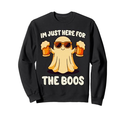 I'm Just Here for The Boos Halloween Funny Ghost Men Women Sweatshirt von Halloween Zombie Funny Spooky Season Men Women