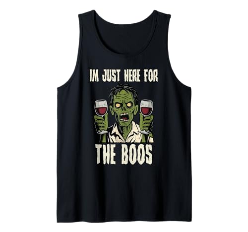 I'm Just Here for The Boos Halloween Funny Zombie Men Women Tank Top von Halloween Zombie Funny Spooky Season Men Women