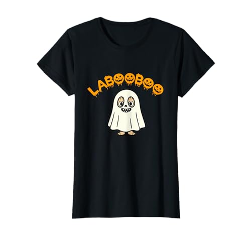 Halloween Laboo Boo Cute Ghost Kids T-Shirt Halloween Laboo Boo Cute Ghost Kids T-Shirt von Halloween kids easy costume