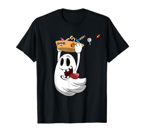 Cooles Motiv ohne Kostüm mit Süßigkeiten an Kinder Halloween T-Shirt Cooles Motiv ohne Kostüm mit Süßigkeiten an Kinder Halloween T-Shirt von Halloween ohne Kostüm aber mit Süßigkeiten.