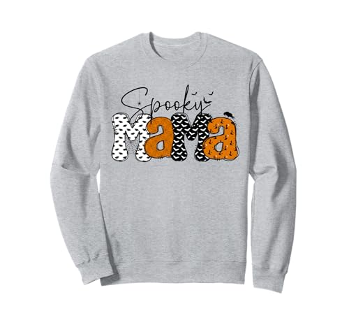 Retro Mama Gruselige Halloween Kokette Schleife Halloween für Frauen Sweatshirt von Halloween spooky mama men women