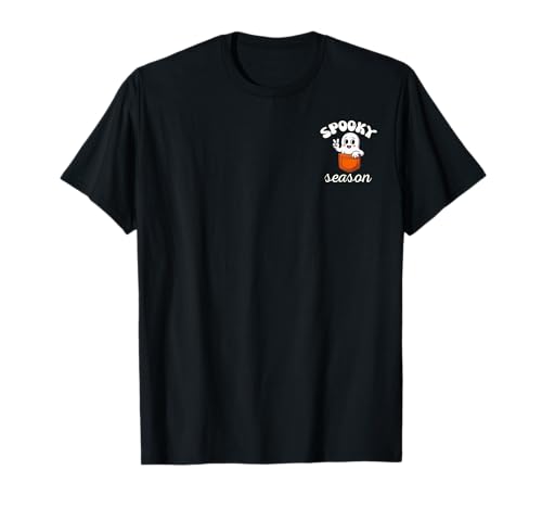 Halloween Ghost Spooky Season Kostüm mit Tasche für Herren, Damen und Kinder T-Shirt Halloween Ghost Spooky Season Kostüm mit Tasche für Herren, Damen und Kinder T-Shirt von Halloween tees For Women Men Kids Boys Girls