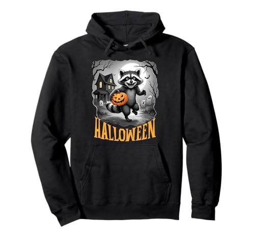 Halloween für Kinder und Erwachsene, mit einem lustigen Waschbär Pullover Hoodie Halloween für Kinder und Erwachsene, mit einem lustigen Waschbär Pullover Hoodie von Halloween & Raton Laveur