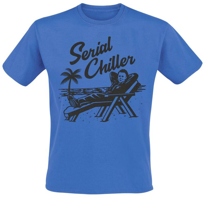 Halloween Michael Myers - Serial Chiller T-Shirt blau in L von Halloween