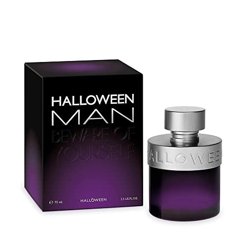 Jesus del Pozo HALLOWEEN Man Eau de Toilette, 75 ml Martini, Veilchen, Basilikum, Mandarine, Ingwer, Zimt, Lavendel, Zitrusblüte, Leder, Moschus von Halloween