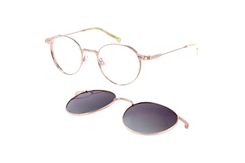 Hally & Son Unisex HS807V02 Sonnenbrille, Rose Gold-Gold von Hally & Son