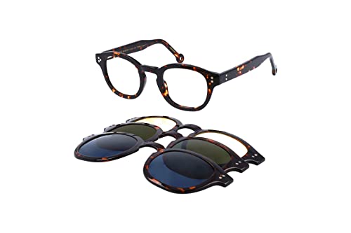 Hally & Son Unisex HS818V02 Sonnenbrille, Tortoise von Hally & Son