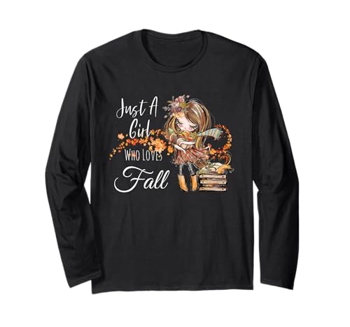 Nur EIN Mädchen, das den Herbst liebt Langarmshirt Nur EIN Mädchen, das den Herbst liebt Langarmshirt von Halo Marketplace