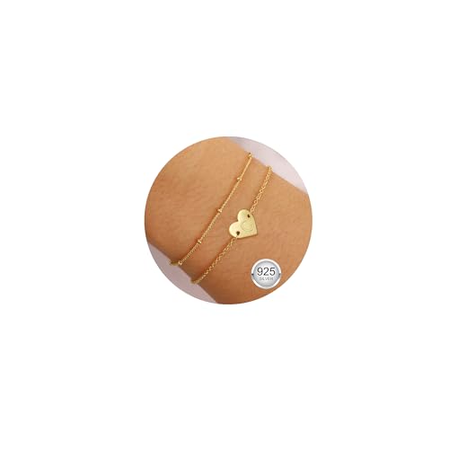 Halora Armband Damen Gold, Armbänder Gold Herz Charm Armband mit Buchstaben C Armkette Goldschmuck Geburtstagsgeschenk Geschenke für Frauen Freundin Mädchen Halora Armband Damen Gold, Armbänder Gold Herz Charm Armband mit Buchstaben C Armkette Goldschmuck Geburtstagsgeschenk Geschenke für Frauen Freundin Mädchen von Halora