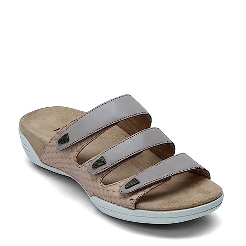 Halsa Footwear Flache Damen-Sandalen, Beige (taupe), 43 EU von Halsa Footwear