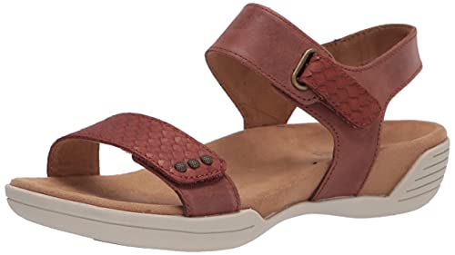 Halsa Footwear Flache Damen-Sandalen, Braun, 39.5 EU Halsa Footwear Flache Damen-Sandalen, Braun, 39.5 EU von Halsa Footwear