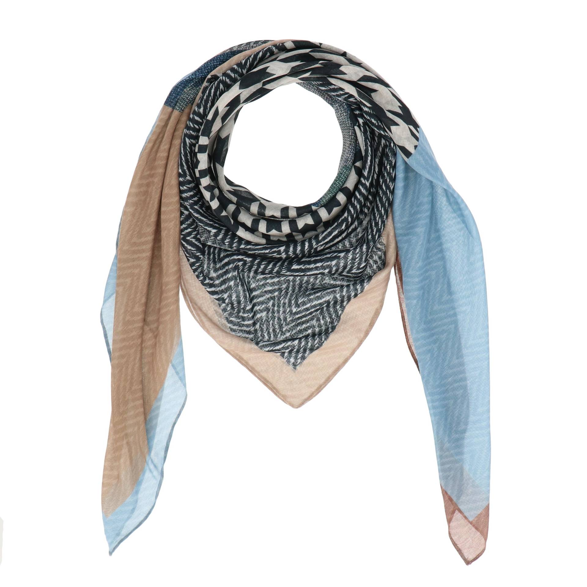 Halsüberkopf Accessoires - 120x120 Tuch Viereck Patch multi - Gr. - OS von Halsüberkopf Accessoires