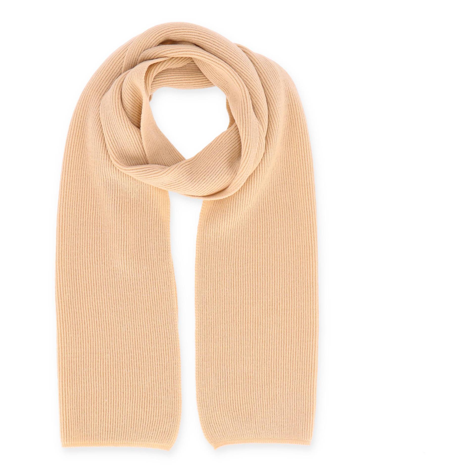 Halsüberkopf Accessoires - 180x30 Schal fein gestrickt beige - Gr. - OS von Halsüberkopf Accessoires