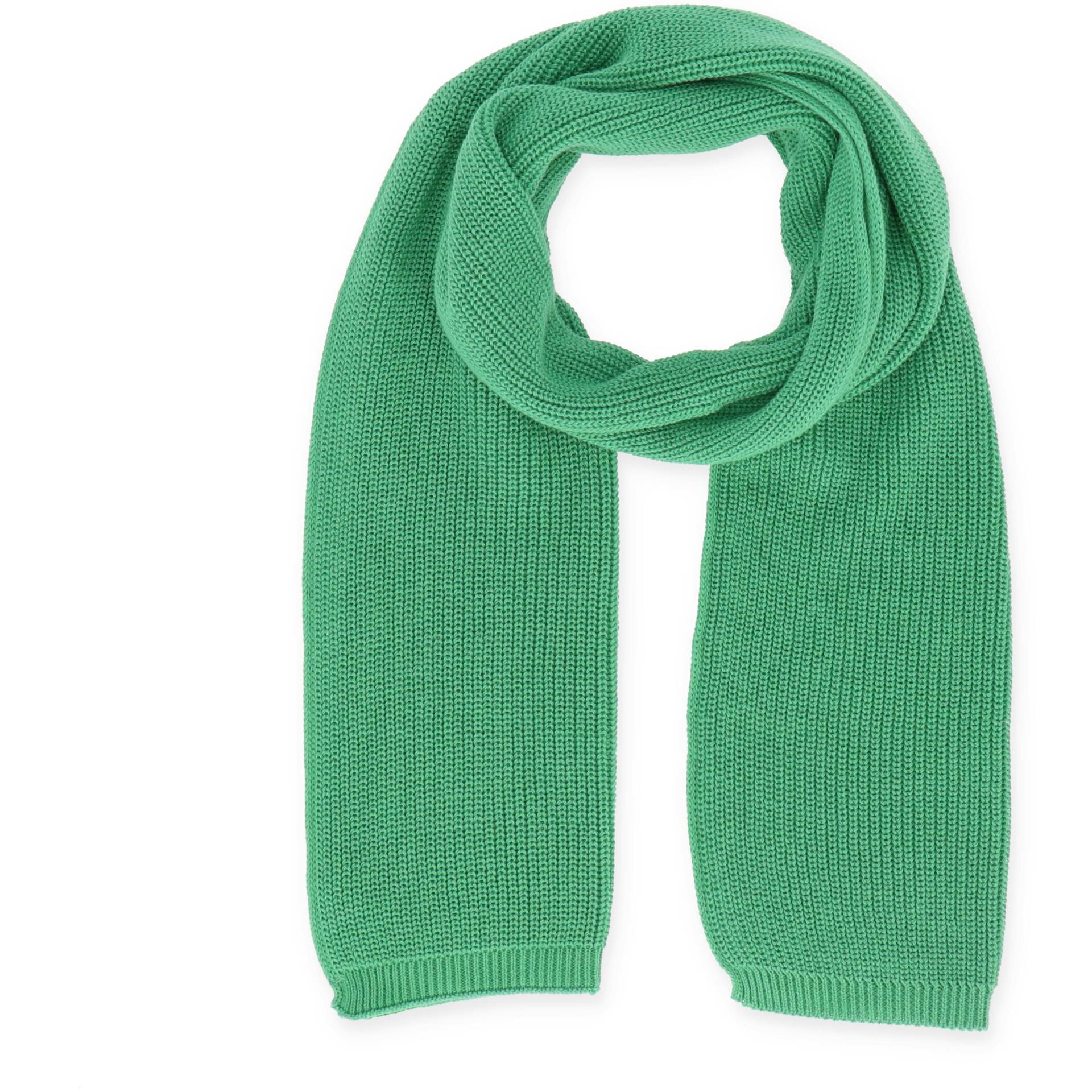 Halsüberkopf Accessoires - 180x30 Strickschal Rippe grün - Gr. - OS von Halsüberkopf Accessoires