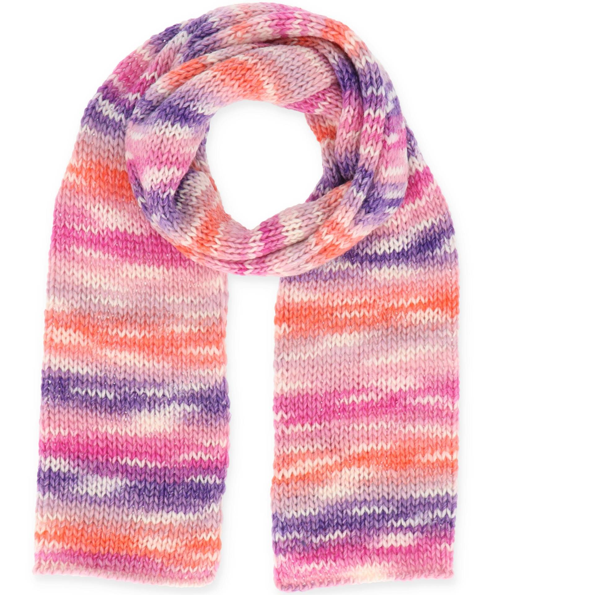 Halsüberkopf Accessoires - 180x35 Schal glattgestrickt lila - Gr. - OS von Halsüberkopf Accessoires