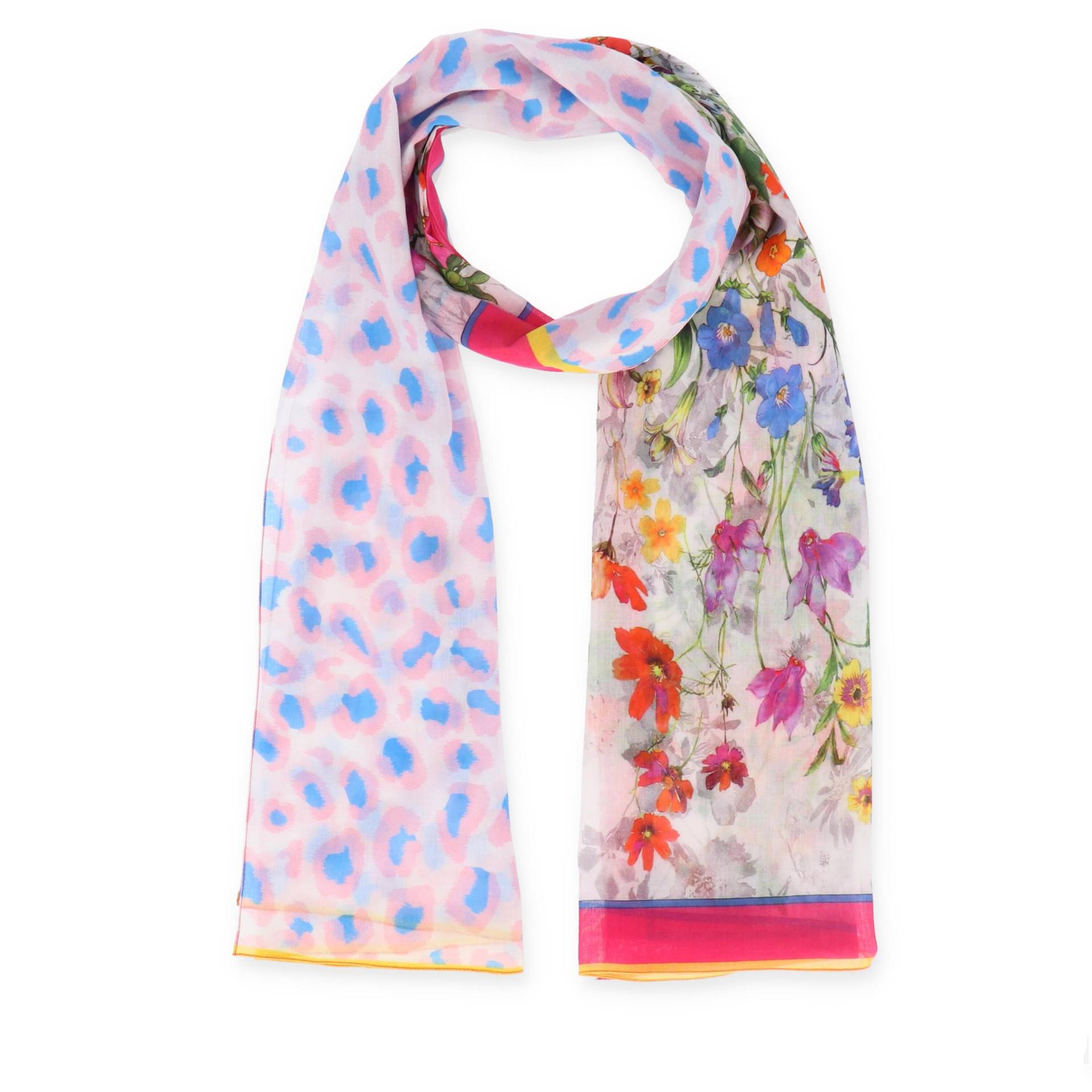 Halsüberkopf Accessoires - 180x65 Schal Flower Patch multi - Gr. - OS von Halsüberkopf Accessoires