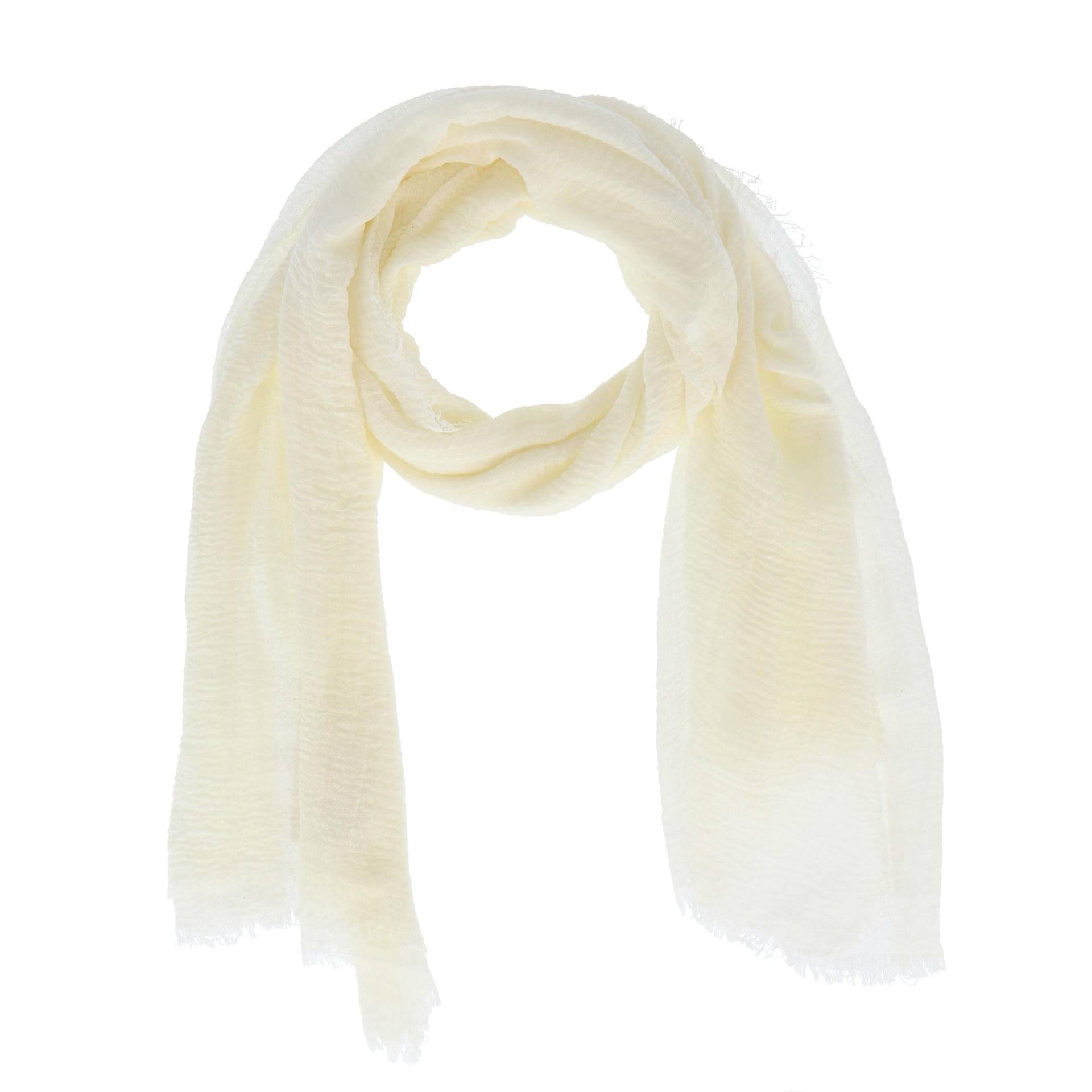 Halsüberkopf Accessoires - 180x70 Schal Soft Uni Franse natur - Gr. - OS von Halsüberkopf Accessoires