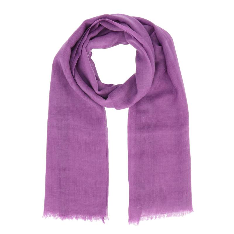 Halsüberkopf Accessoires - 180x70 Schal Uni Wolle lila - Gr. - OS von Halsüberkopf Accessoires