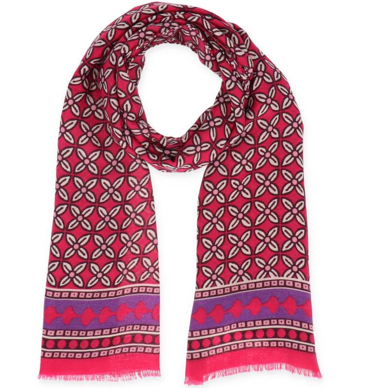 Halsüberkopf Accessoires - 180x90 Schal Ethno pink - Gr. - OS von Halsüberkopf Accessoires