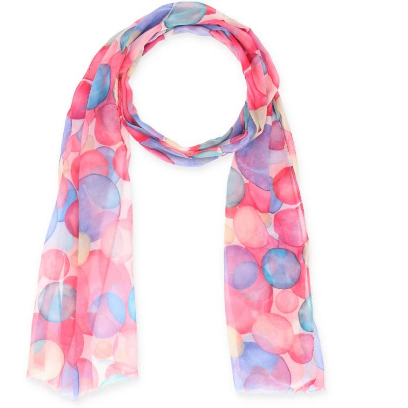 Halsüberkopf Accessoires - 45x180 Schal Bubbles pink - Gr. - OS von Halsüberkopf Accessoires