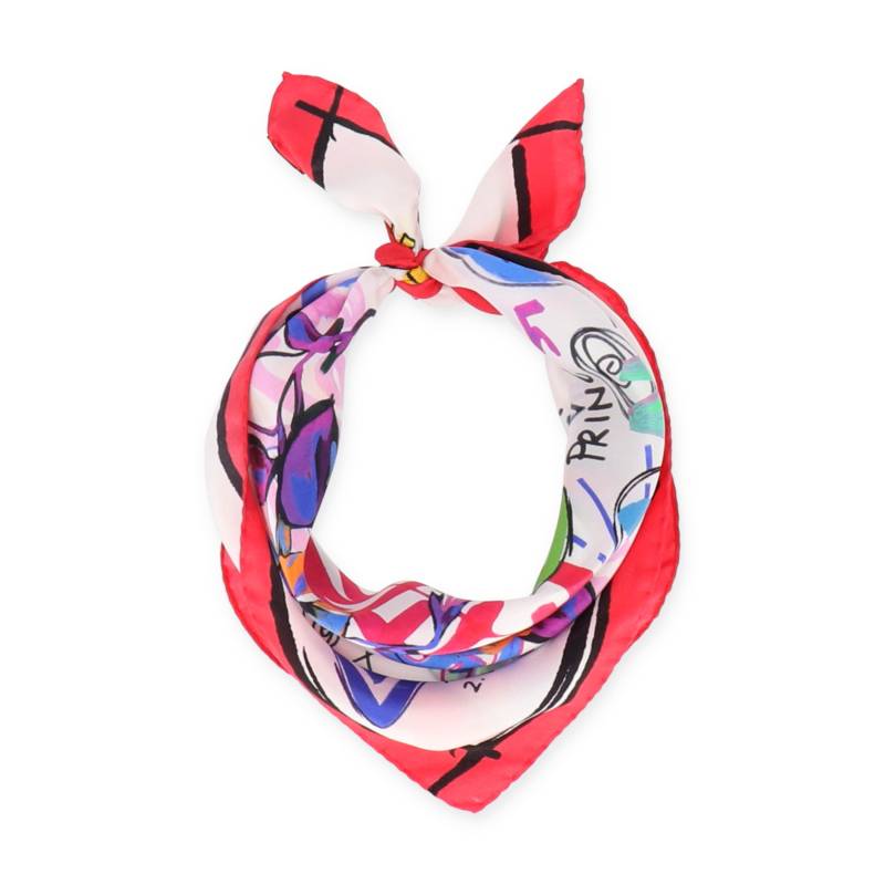 Halsüberkopf Accessoires - 53x53 Tuch Graffiti rot - Gr. - OS von Halsüberkopf Accessoires