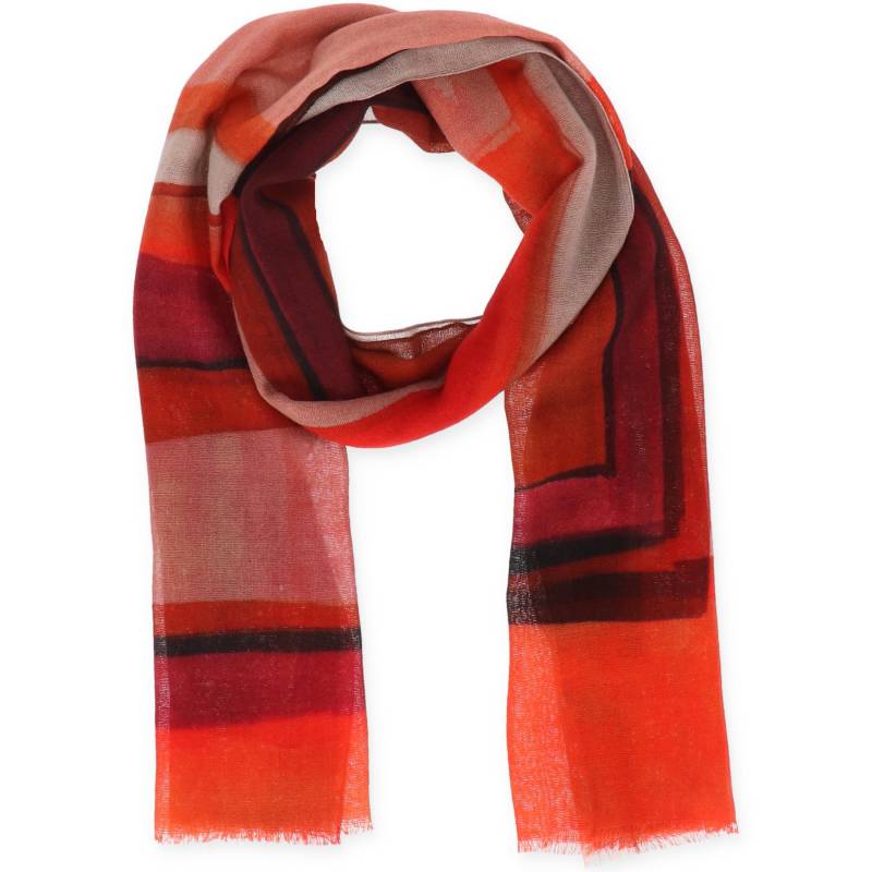 Halsüberkopf Accessoires - 55x190 Schal Stripe rot - Gr. - OS von Halsüberkopf Accessoires