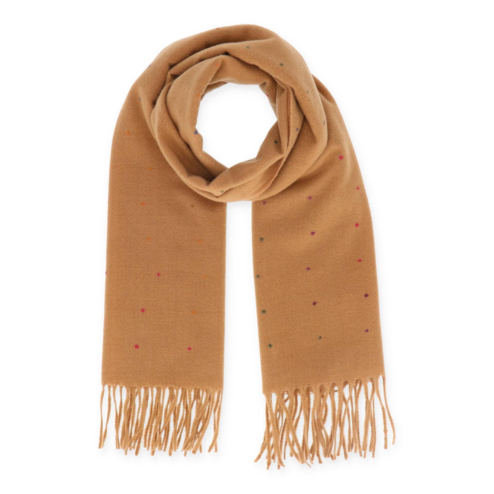 Halsüberkopf Accessoires - 65x180 Schal Colorful Sprinkles camel - Gr. - OS von Halsüberkopf Accessoires