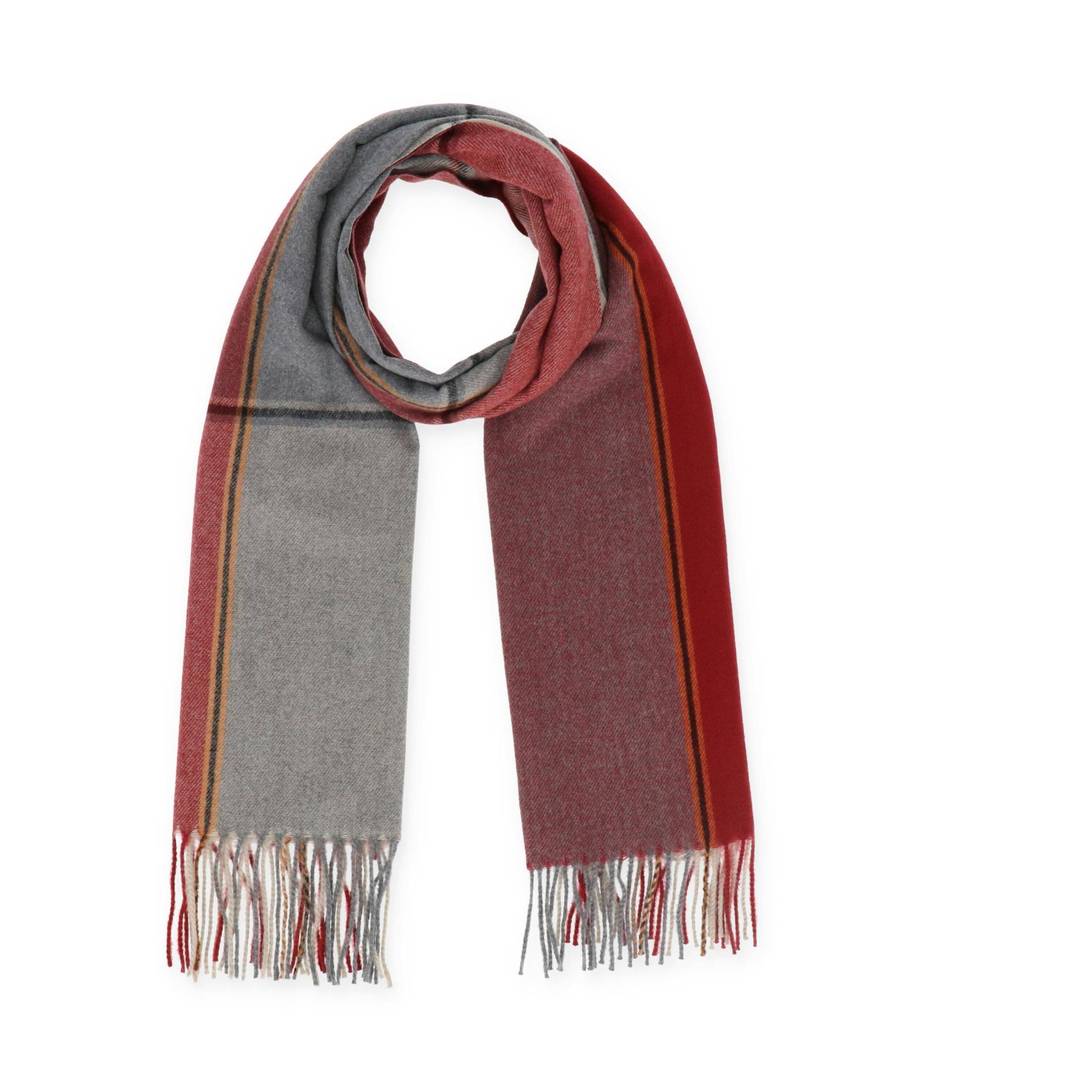 Halsüberkopf Accessoires - 65x180 Schal Karo rot - Gr. - OS von Halsüberkopf Accessoires