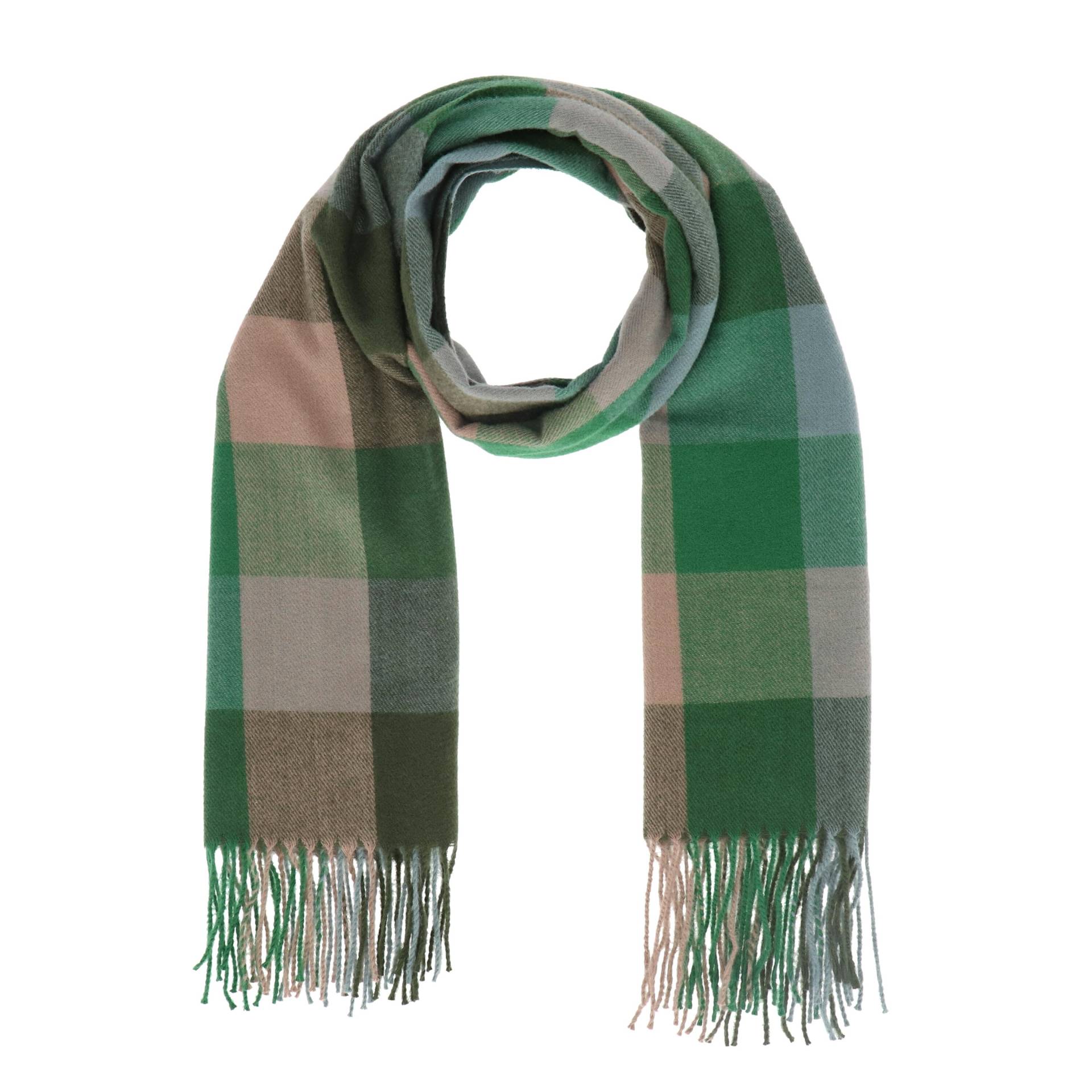 Halsüberkopf Accessoires - 70x180 Schal Karo grün - Gr. - OS von Halsüberkopf Accessoires