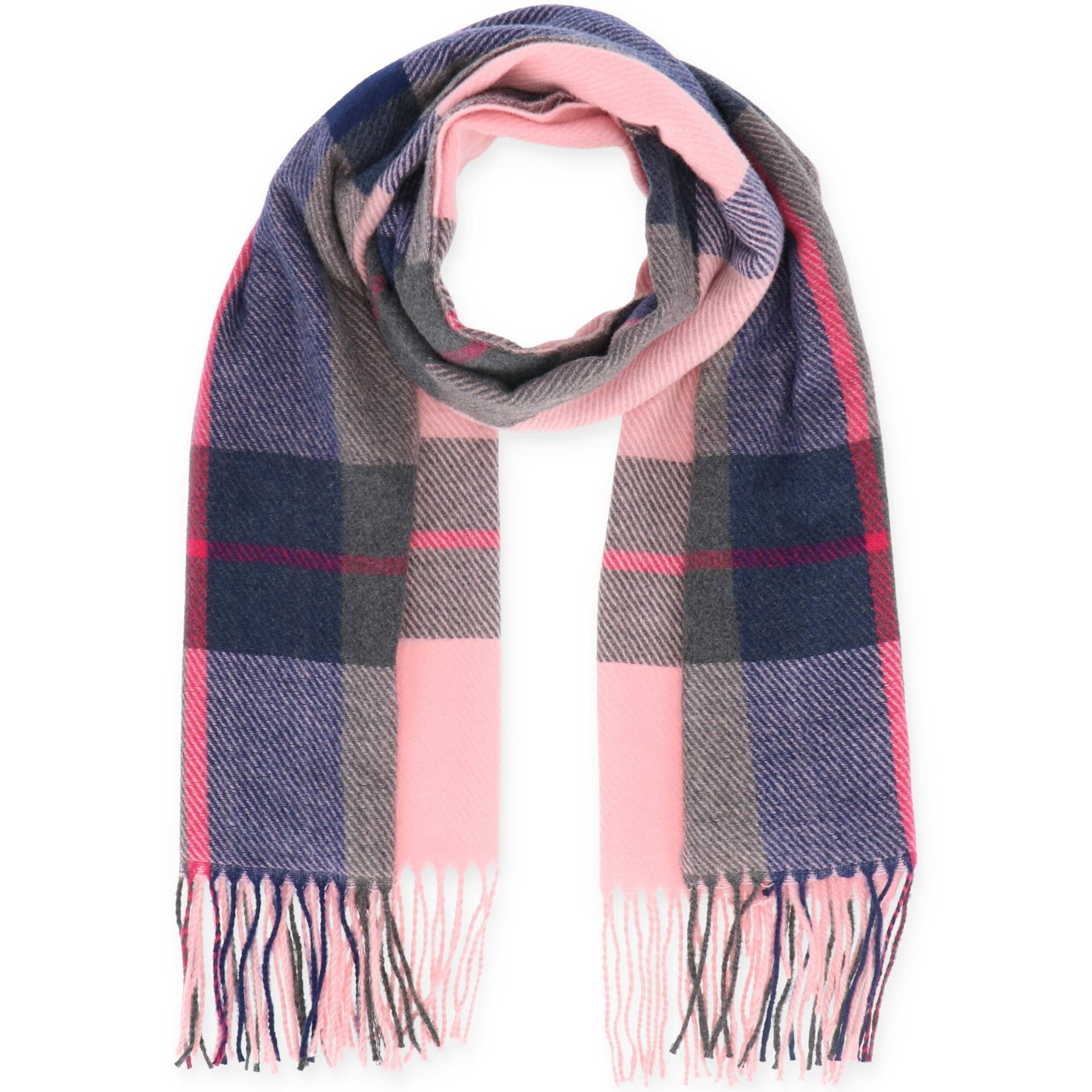 Halsüberkopf Accessoires - 70x180 Schal Karo taupe - Gr. - OS von Halsüberkopf Accessoires