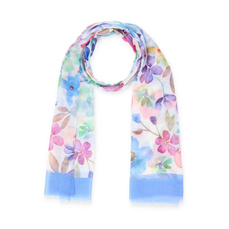 Halsüberkopf Accessoires - 70x180 Schal Wild Flower blau - Gr. - OS von Halsüberkopf Accessoires