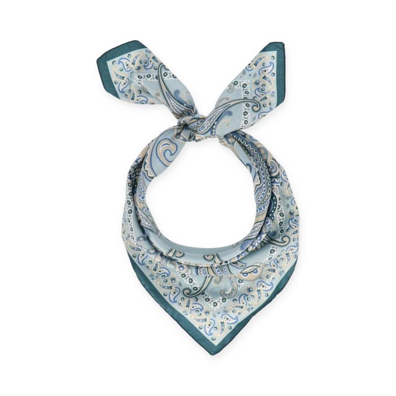 Halsüberkopf Accessoires - 70x70 Tuch Paisley bleu - Gr. - OS von Halsüberkopf Accessoires