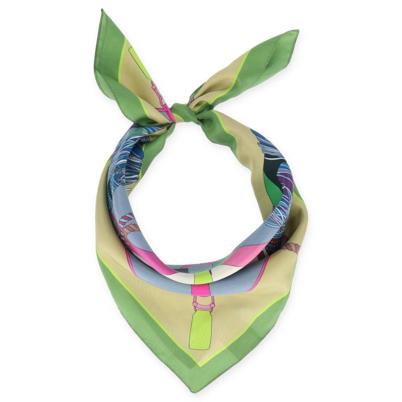 Halsüberkopf Accessoires - 70x70 Tuch Reiter 1 grün - Gr. - OS von Halsüberkopf Accessoires