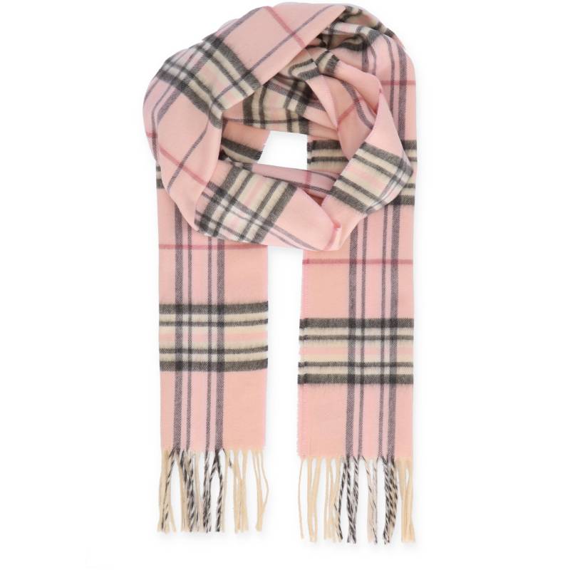 Halsüberkopf Accessoires - Cashmink Schal Karo 30x180cm rosé - Gr. - OS von Halsüberkopf Accessoires