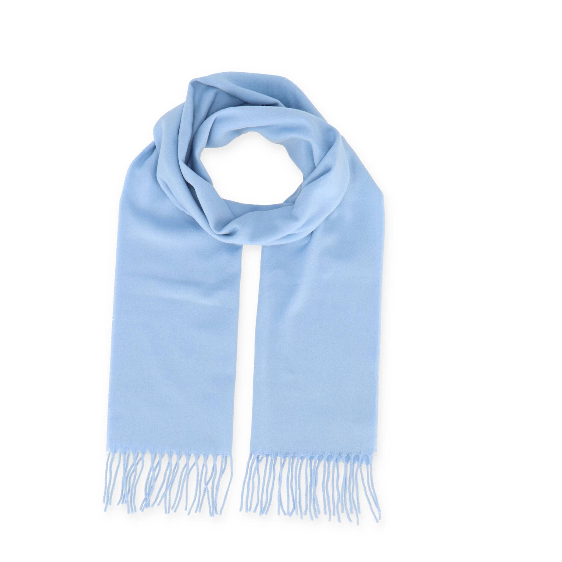 Halsüberkopf Accessoires - Cashmink Schal uni 30x180cm bleu - Gr. - OS von Halsüberkopf Accessoires