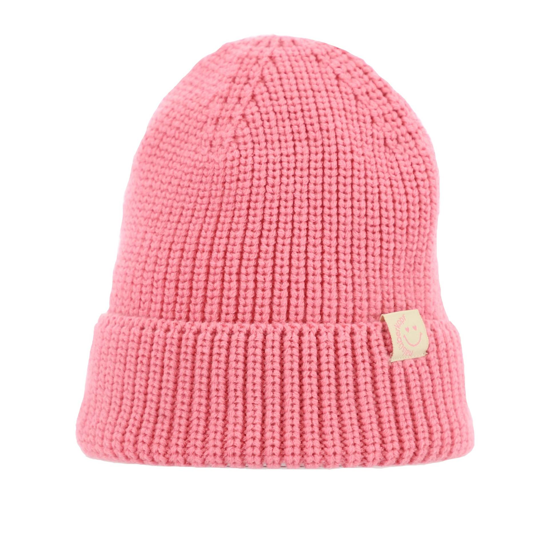 Halsüberkopf Accessoires - Mütze Uni + Umschlag Smiley + Herzaugen flaming - Gr. - OS von Halsüberkopf Accessoires