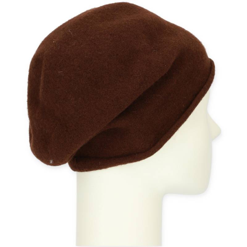 Halsüberkopf Accessoires - Mütze mit Rollrand braun - Gr. - OS von Halsüberkopf Accessoires