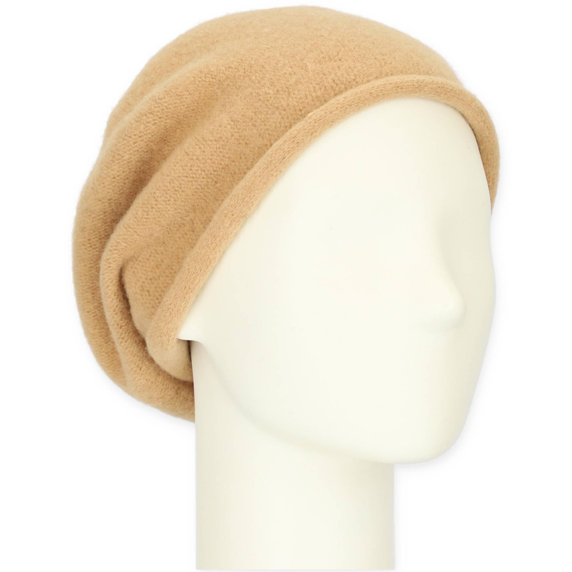 Halsüberkopf Accessoires - Mütze mit Rollrand camel - Gr. - OS von Halsüberkopf Accessoires