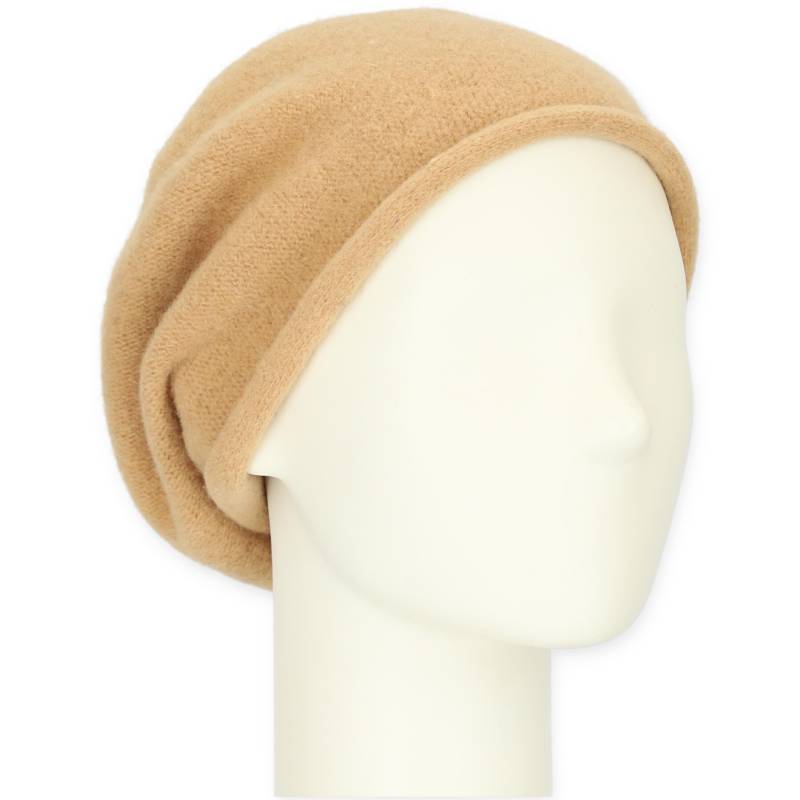 Halsüberkopf Accessoires - Mütze mit Rollrand camel - Gr. - OS von Halsüberkopf Accessoires